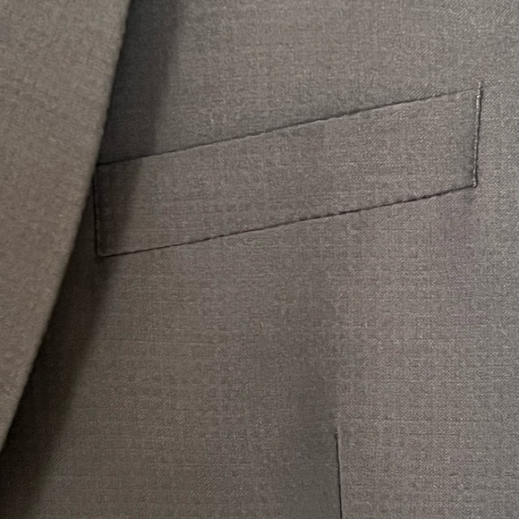 Stacy Adams Gold Mens Gray 44L Suit Sport Coat Formal Career Old Money Business - Picture 6 of 17